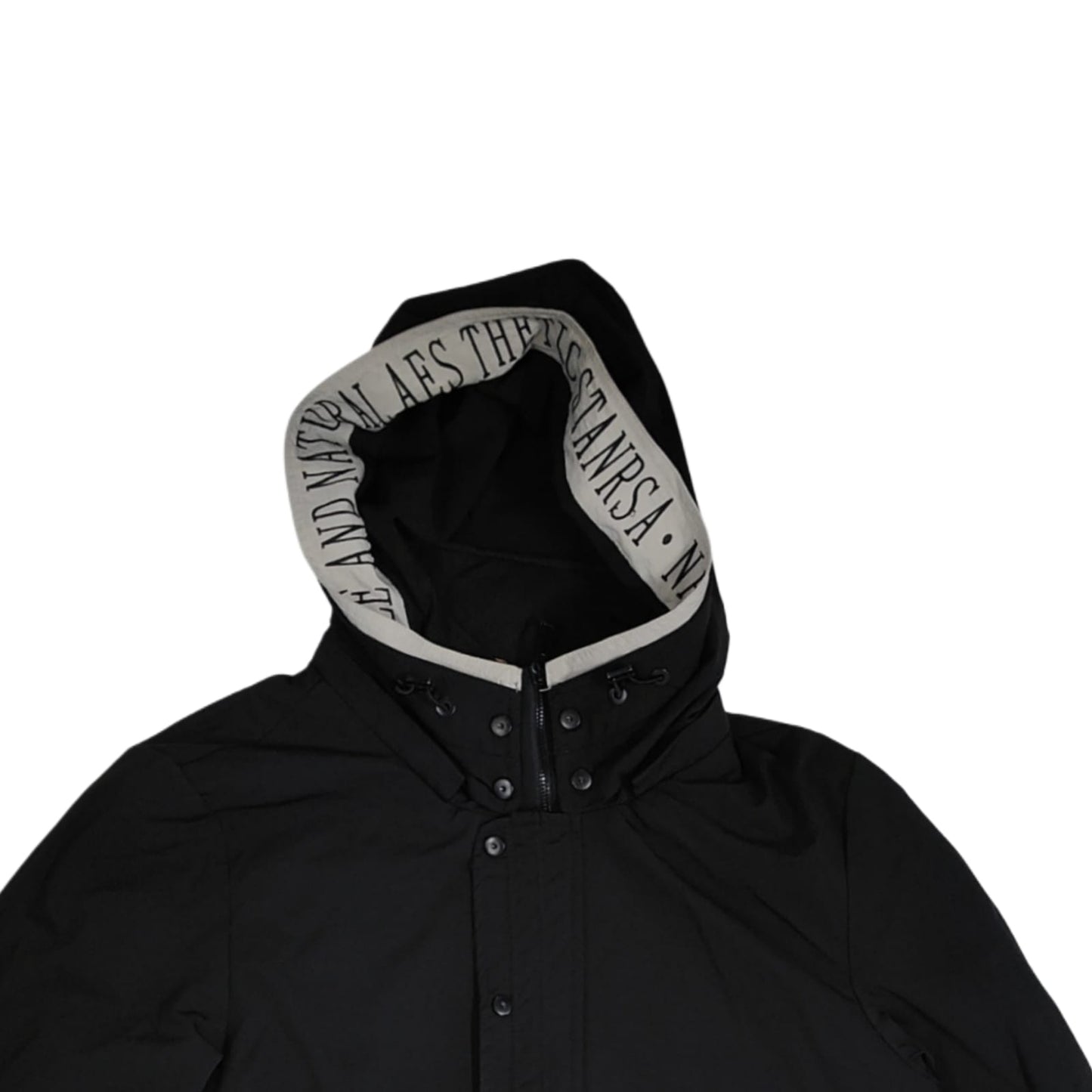 Men's Hooded Jacket - Black (XL)