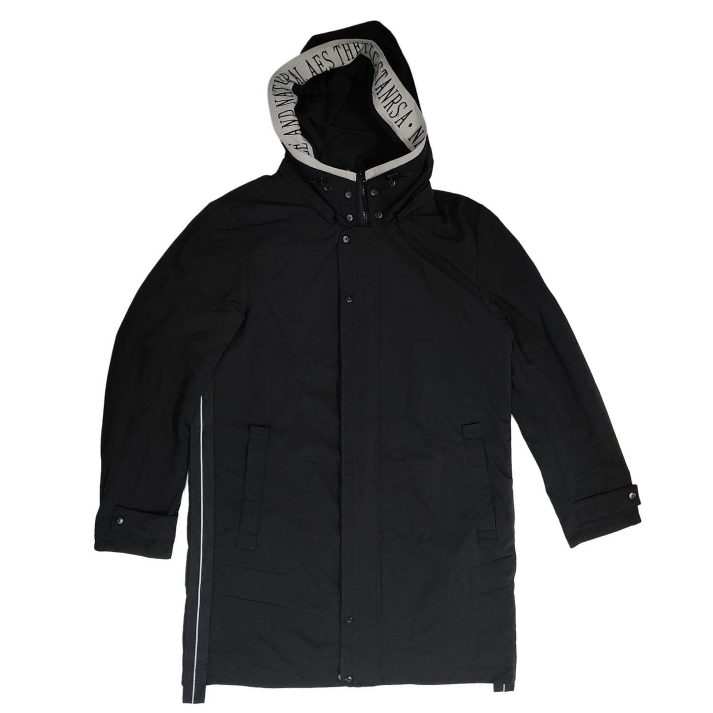 Men's Hooded Jacket - Black (XL)