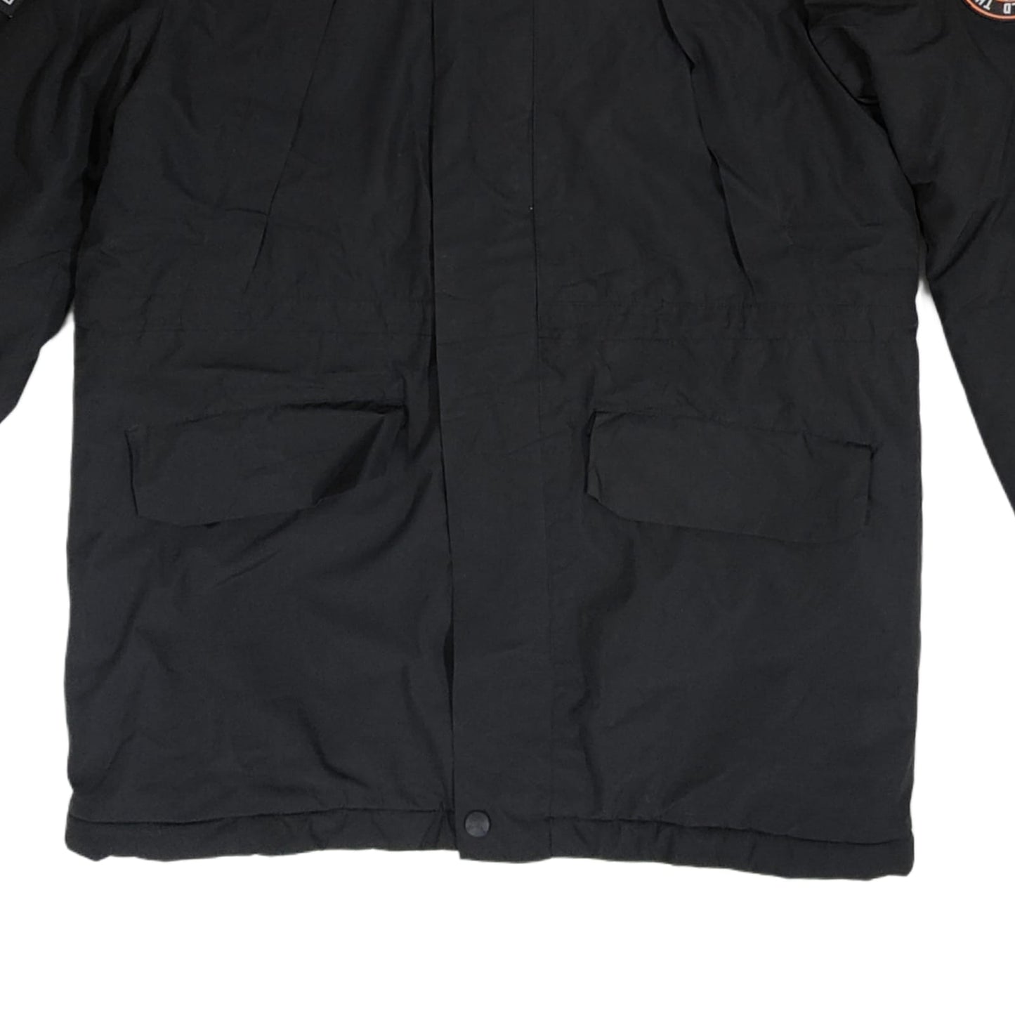 Men's Hooded Jacket - Black (XL)