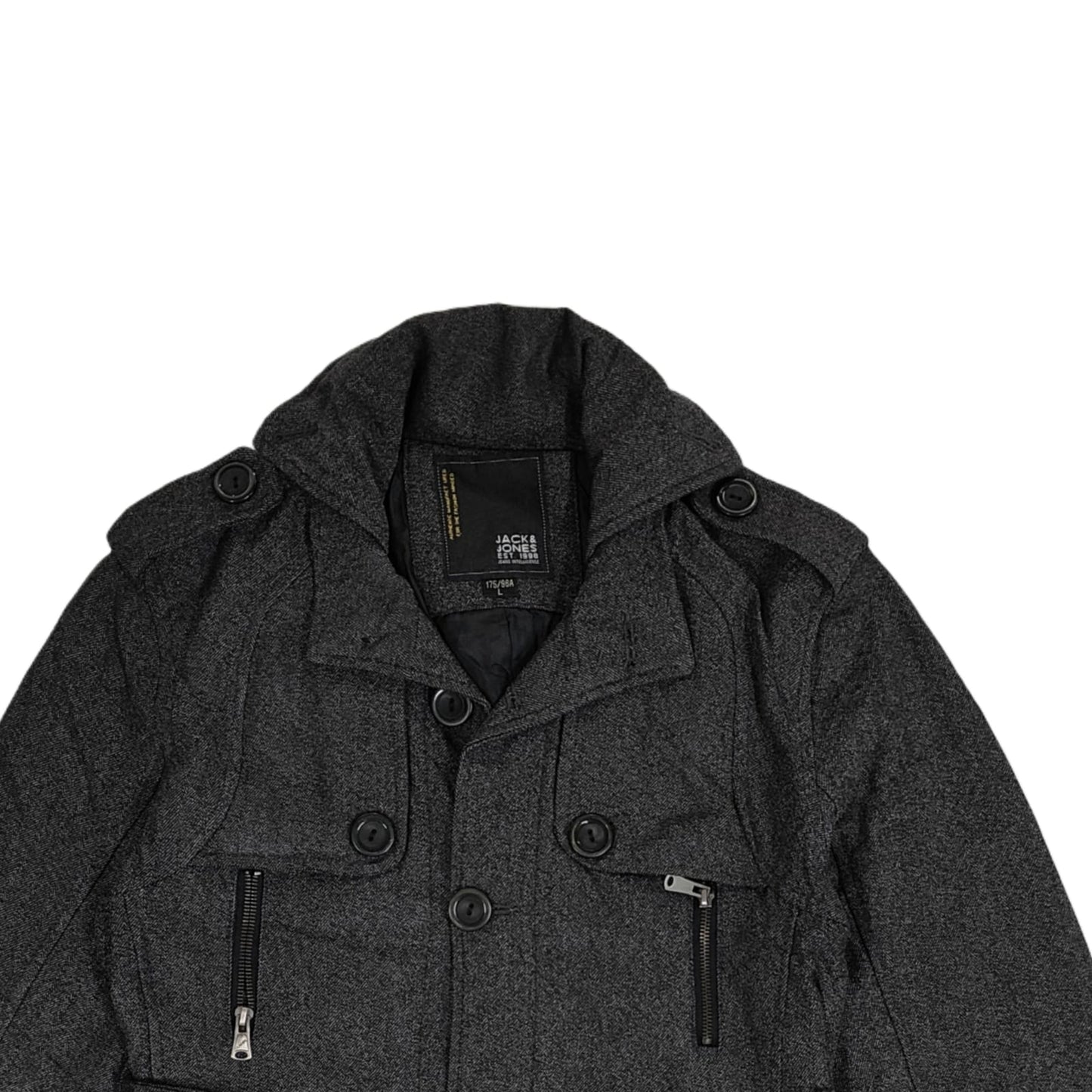 Jack & Jones Men’s Coat - Grey (M)