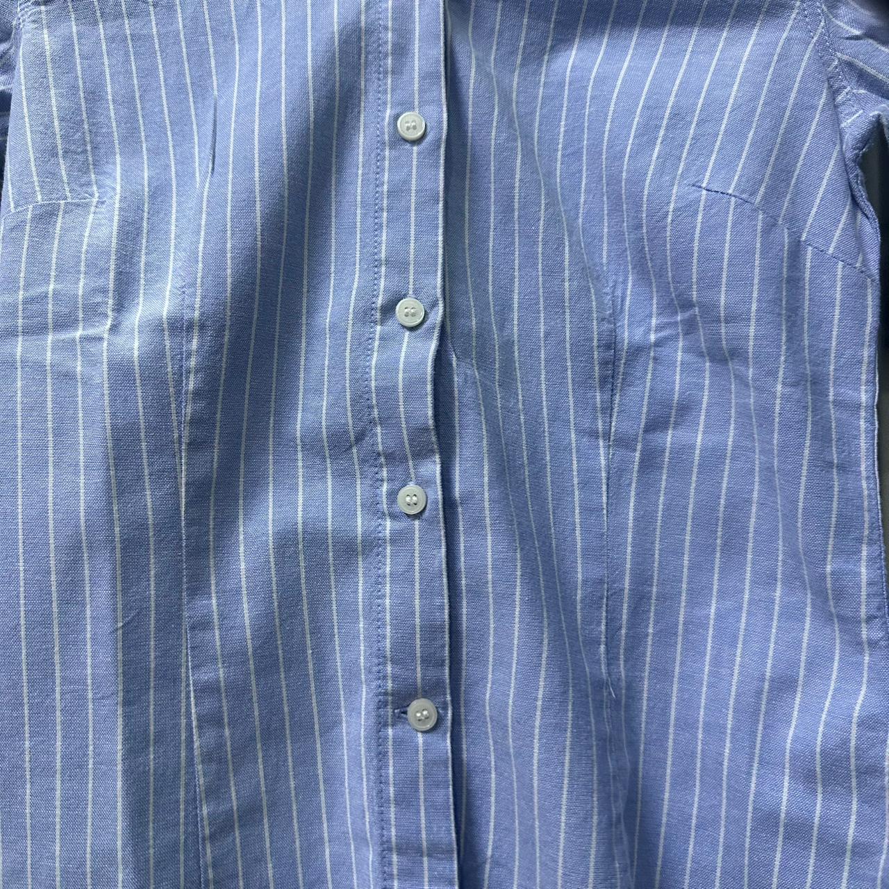 H&M Women’s Fitted Shirt - Blue (2XS)