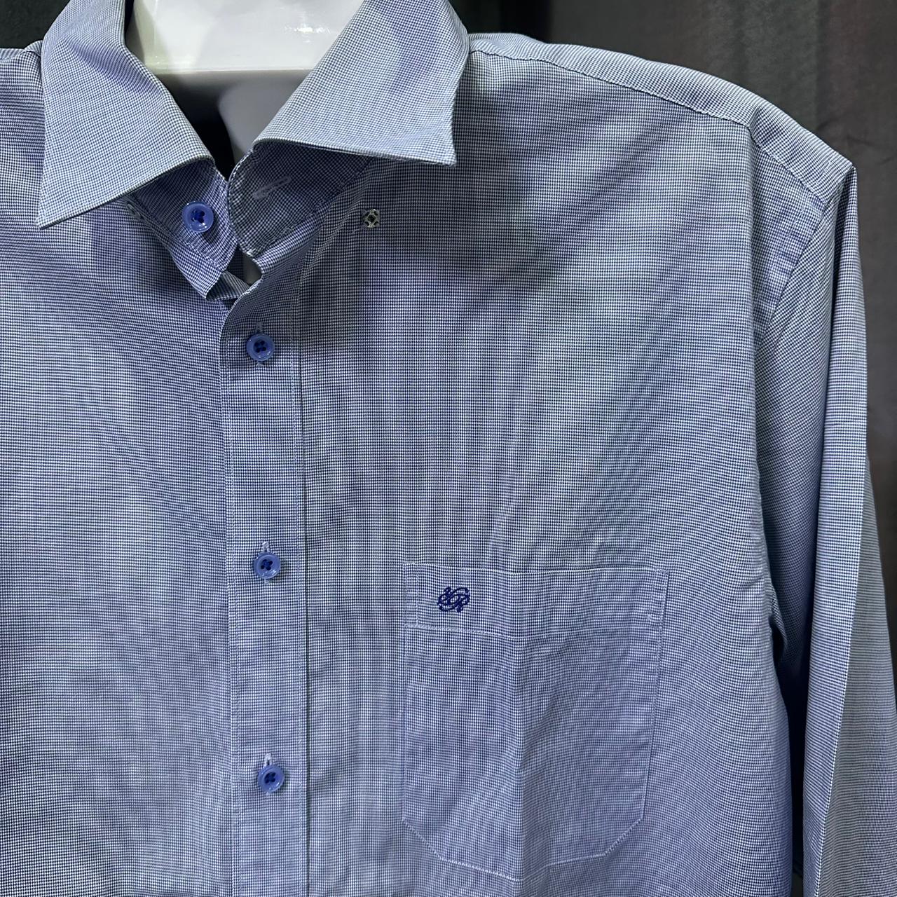 Men’s Oversized Korean Shirt - Blue (M)