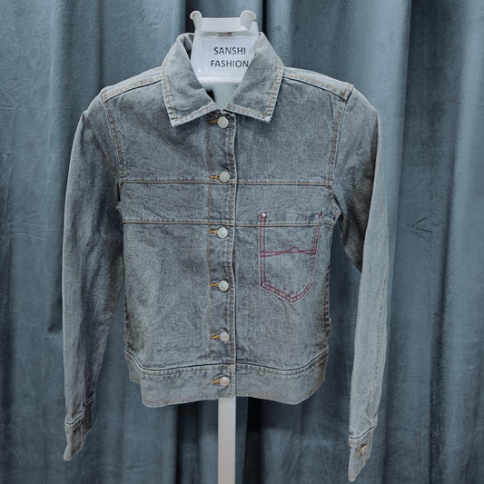 ESPIRIT Women's Denim Jacket - Grey (XS)