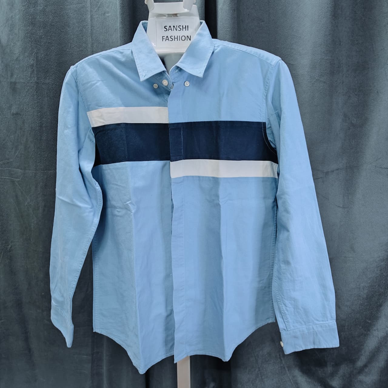 Perry Ellis Men's Shirt- Sky Blue (S)
