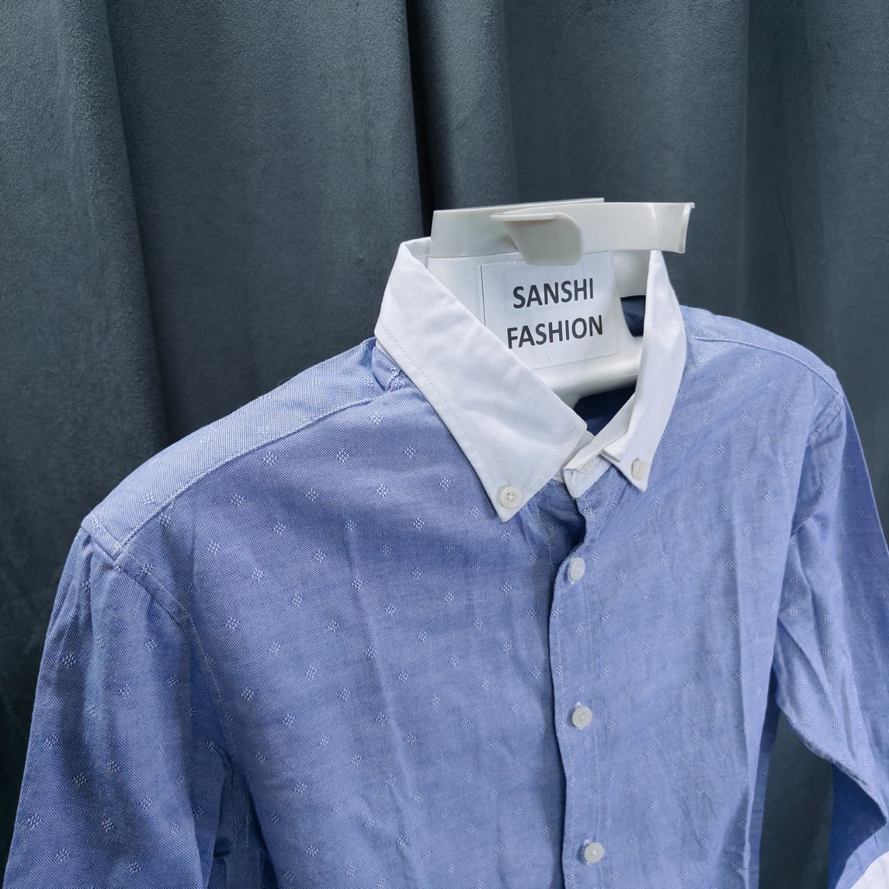 PEACEBIRD Men's Shirt - Sky Blue(S)