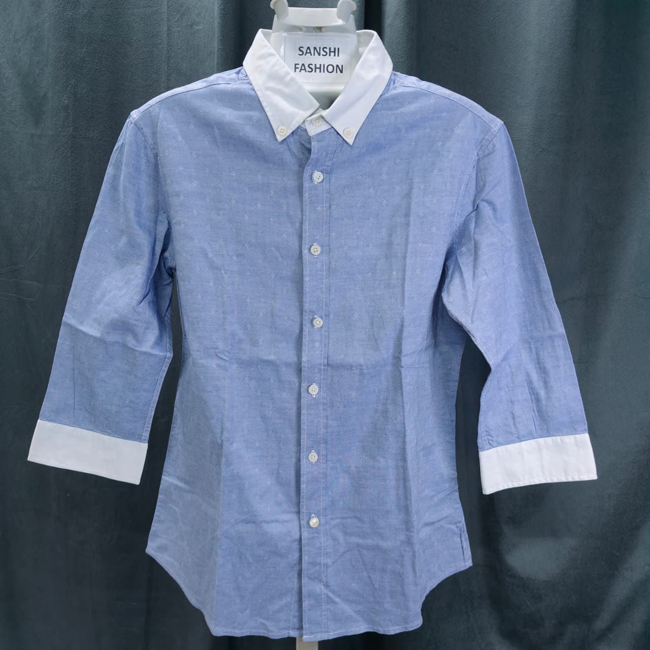 PEACEBIRD Men's Shirt - Sky Blue(S)