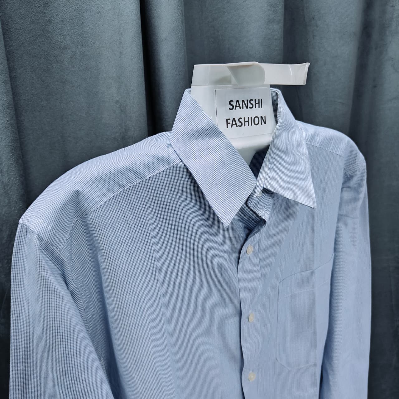CANDA Men's Shirt - Sky Blue (XXL)