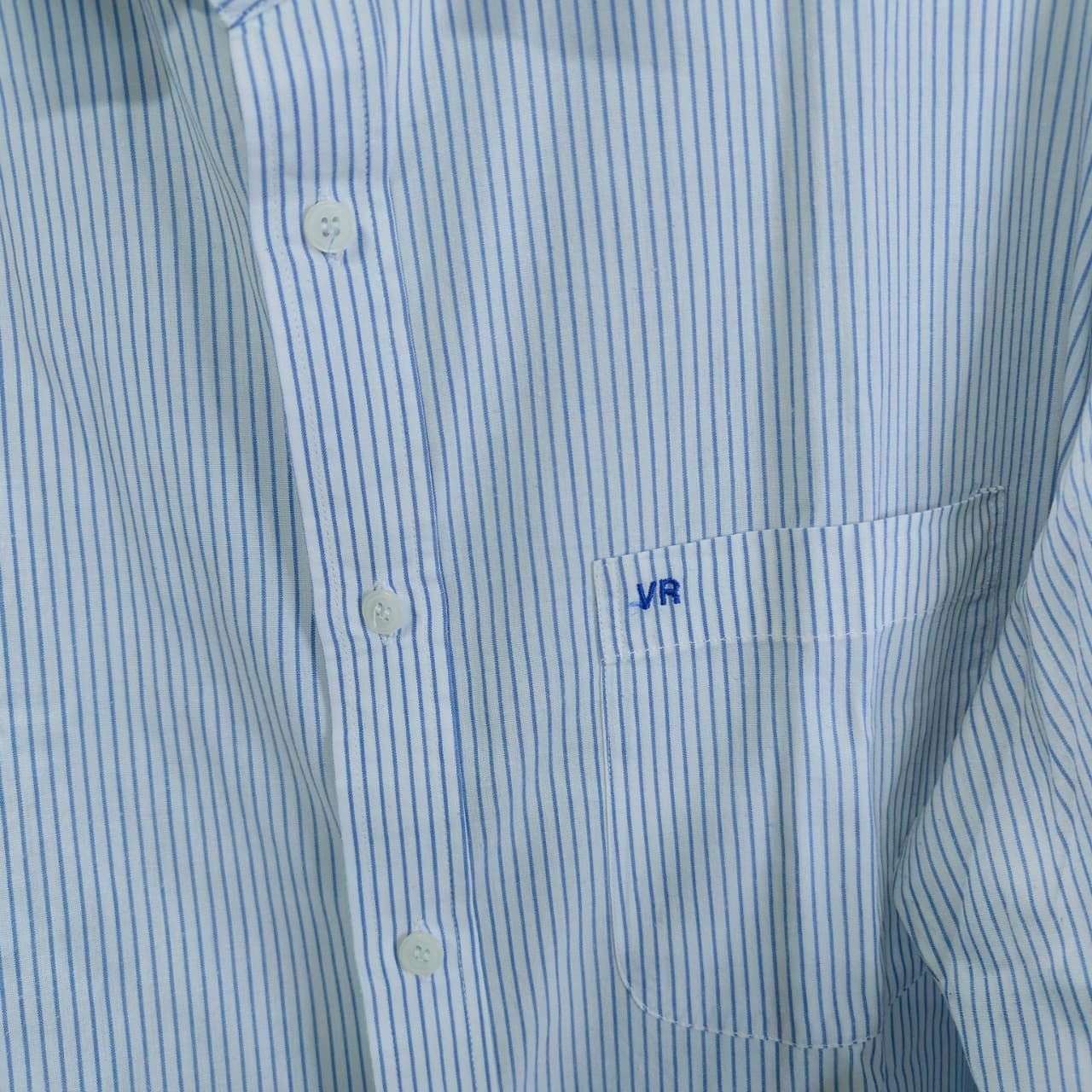 Men's Shirt - Sky Blue Stripe (4XL)