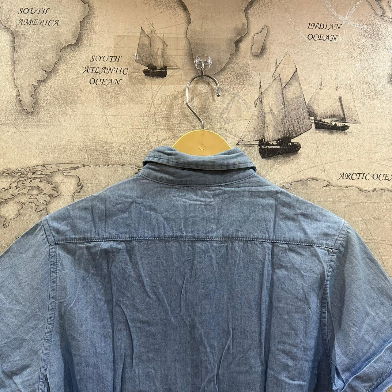 Men's Denim Shirt - Light Blue (XS)