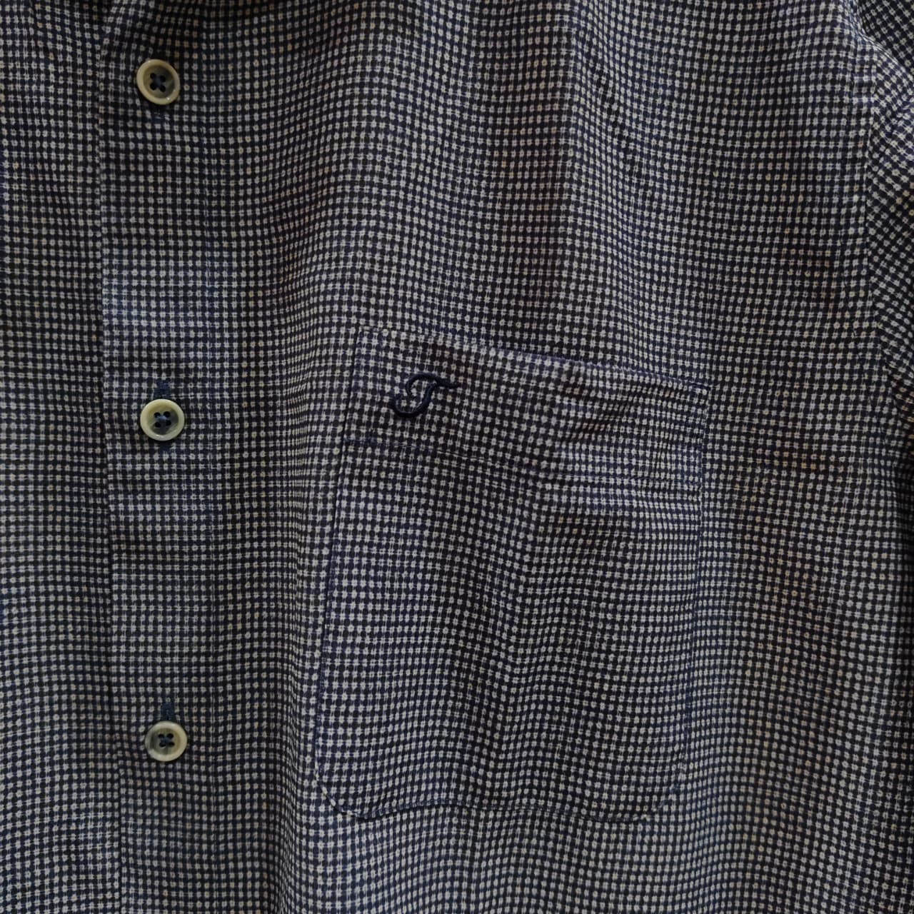 Men's Korean Shirt - Blue (XL)