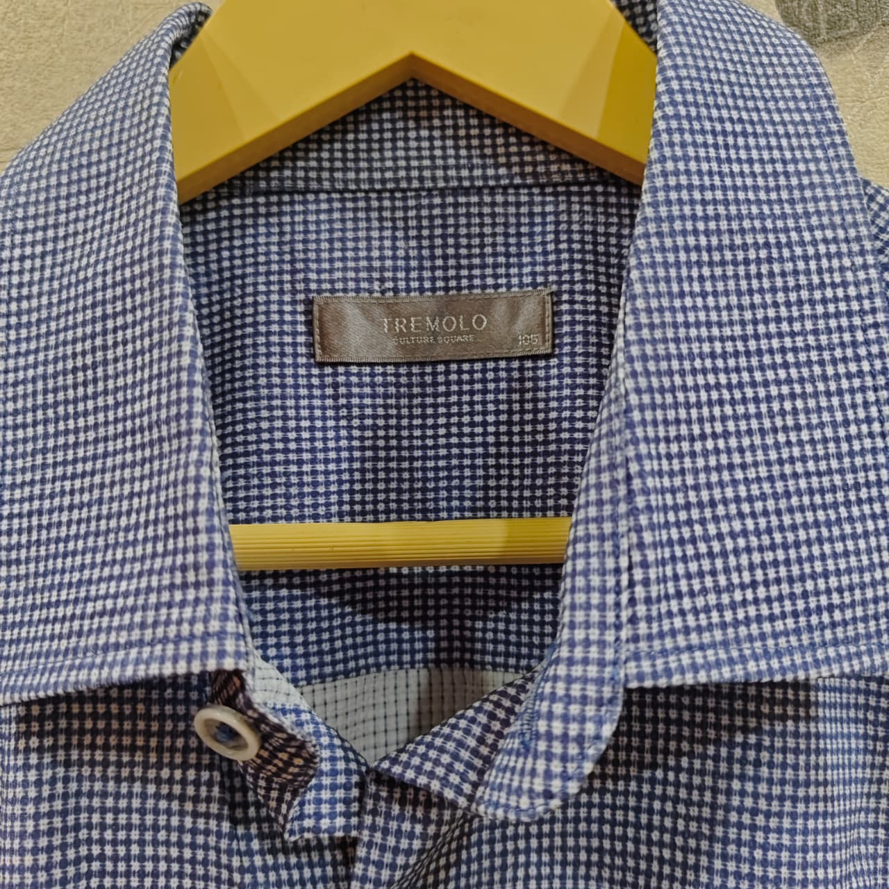 Men's Korean Shirt - Blue (XL)