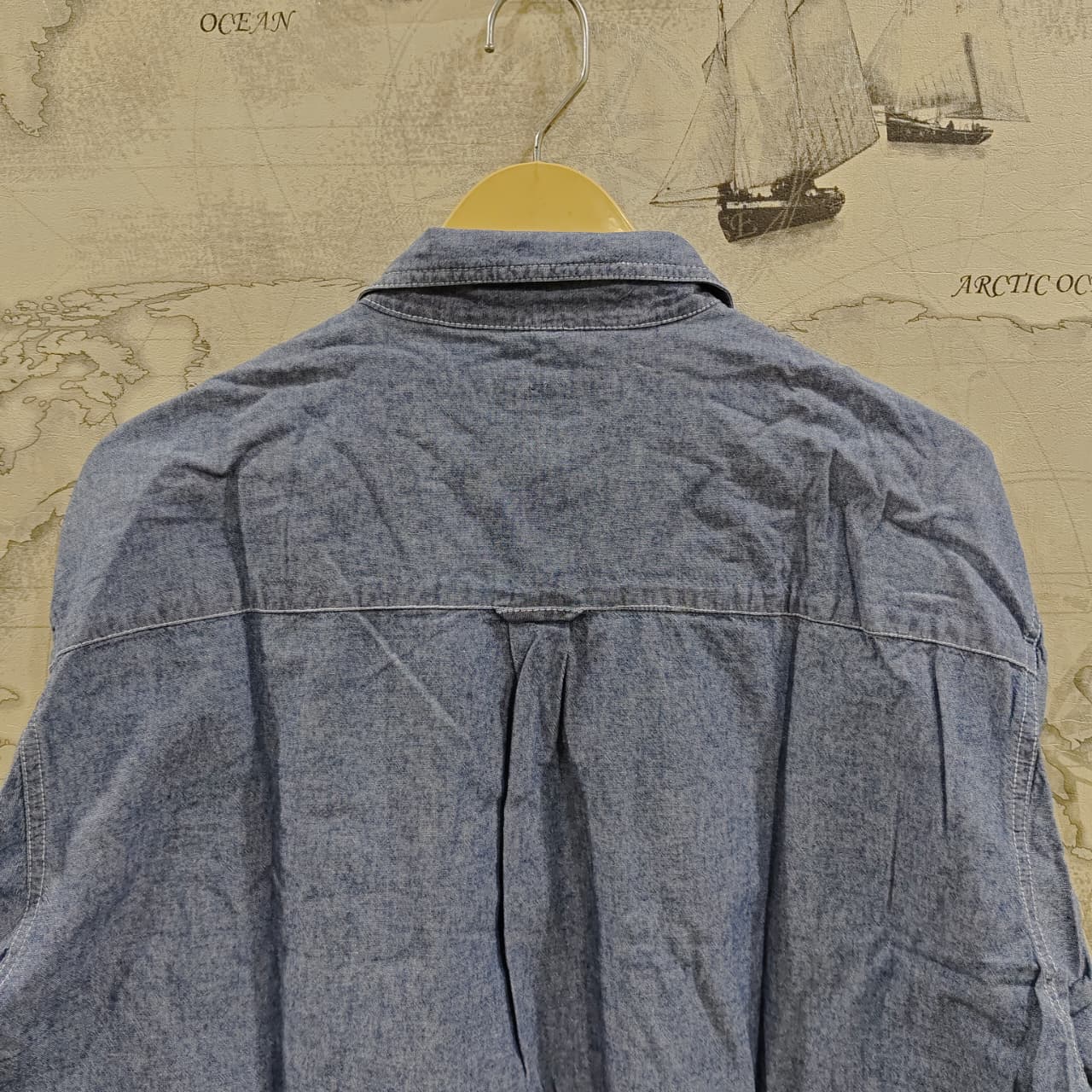 Men's Denim Shirt - Blue (3XL)