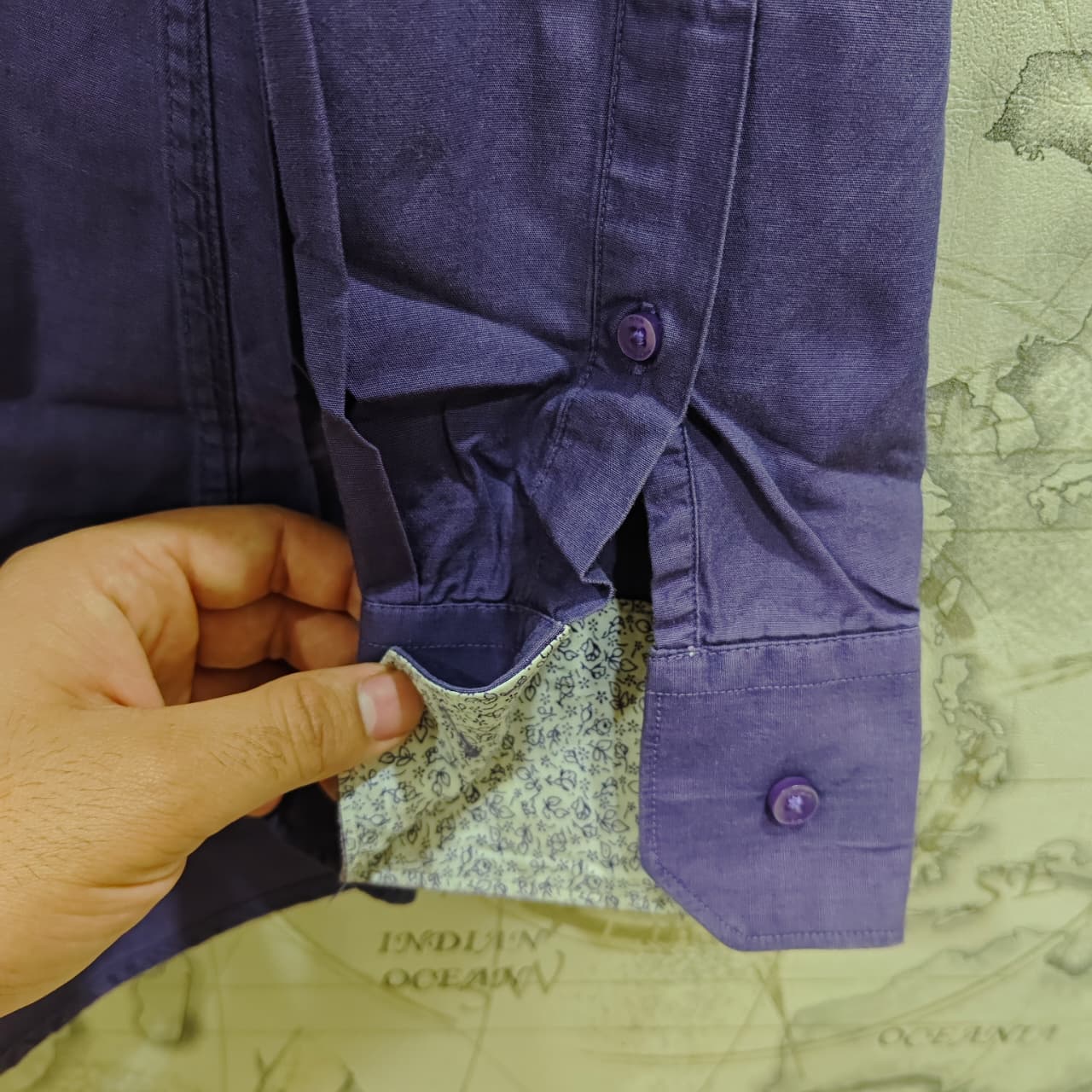 Manguun Men's Shirt - Indigo (XXL)