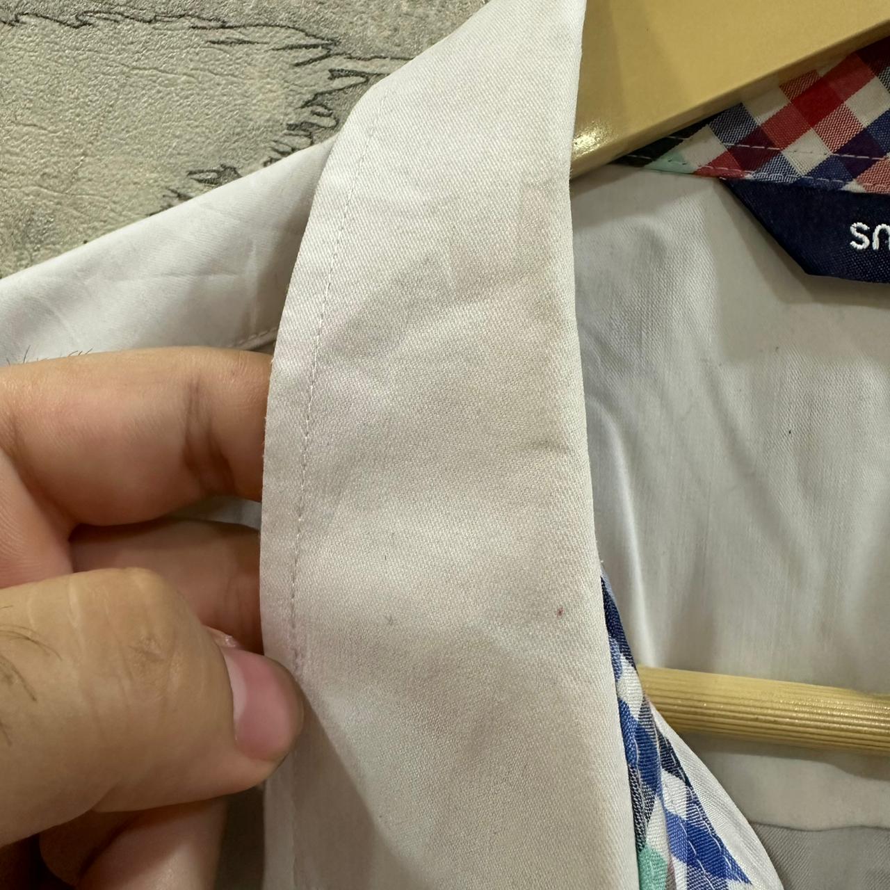 Smart Men's Korean Shirt - White (M)