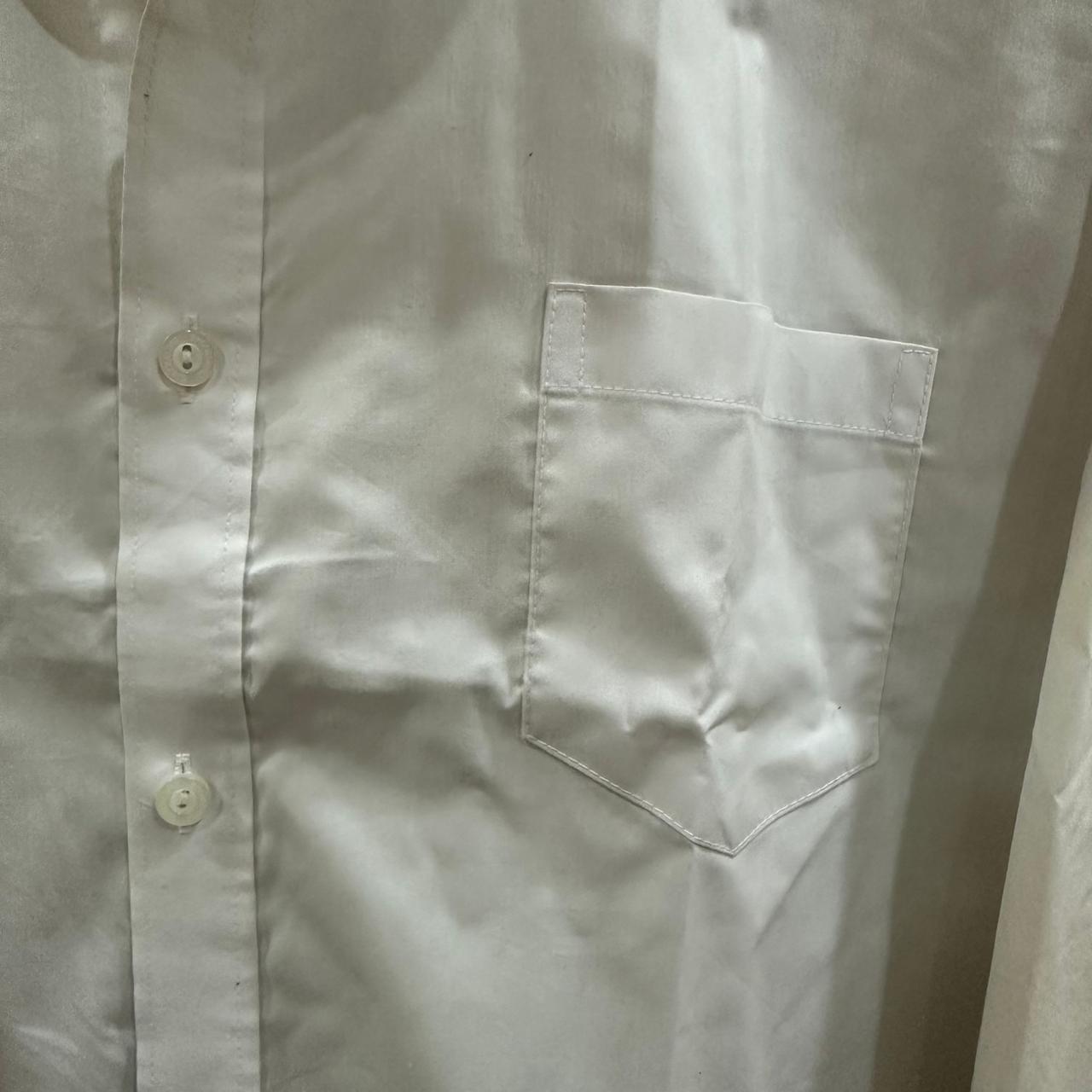 SKOOLOOKS Men's Korean Shirt - White (XL)