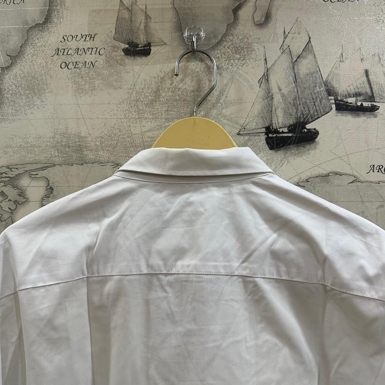 SKOOLOOKS Men's Korean Shirt - White (XL)
