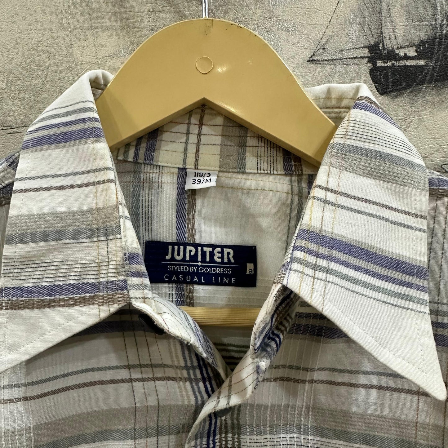 Jupiter(Styled by Goldress) Men's Shirt - Multicolor Checkered (M)