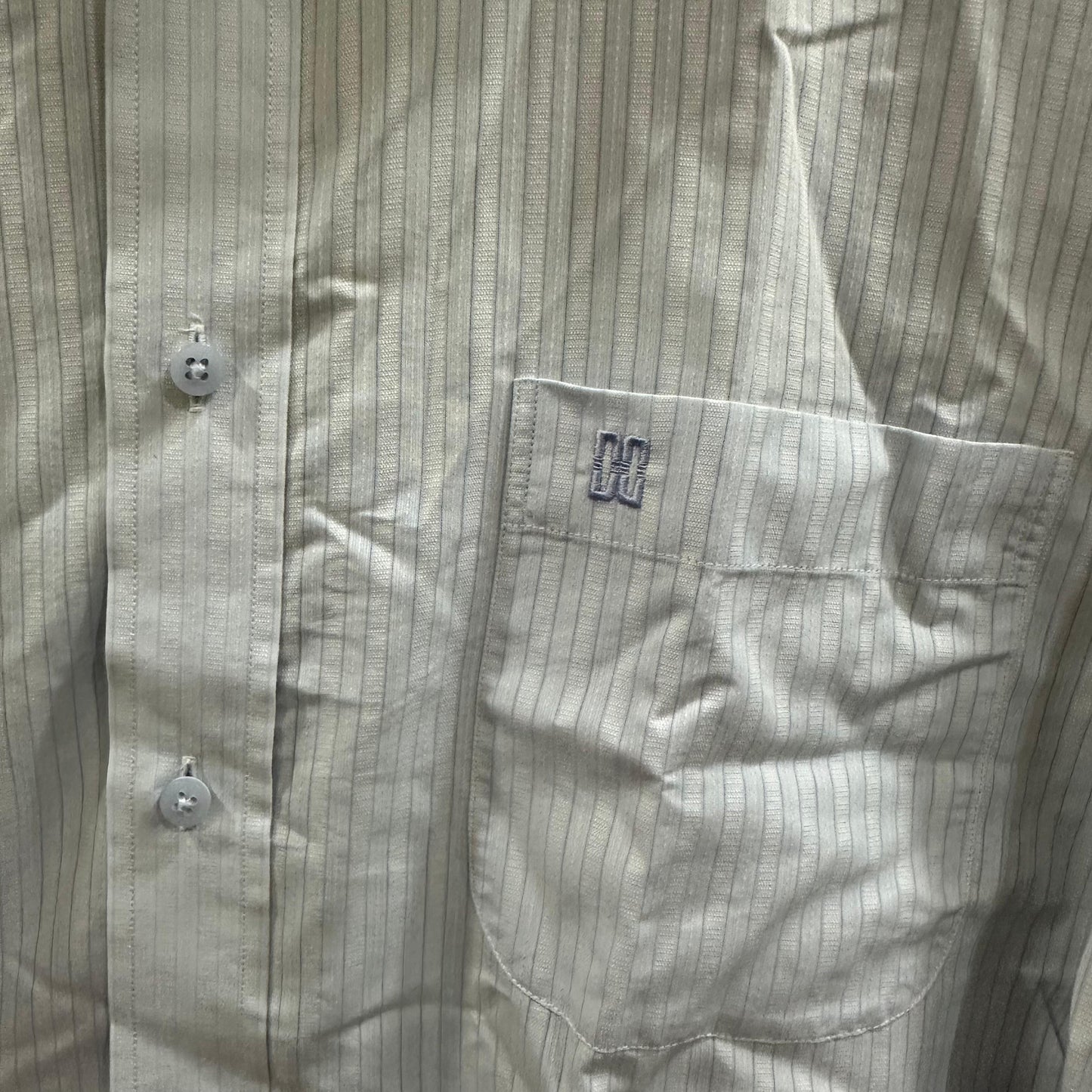 DAKS London Men's Shirt - Light Blue Striped (L)