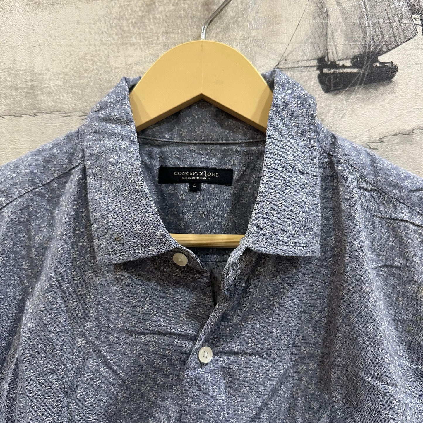 Men's Shirt - Blue (XS)