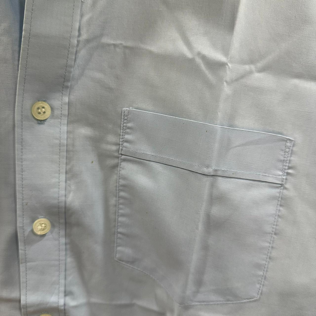 Men's Korean Shirt - Sky Blue (L)