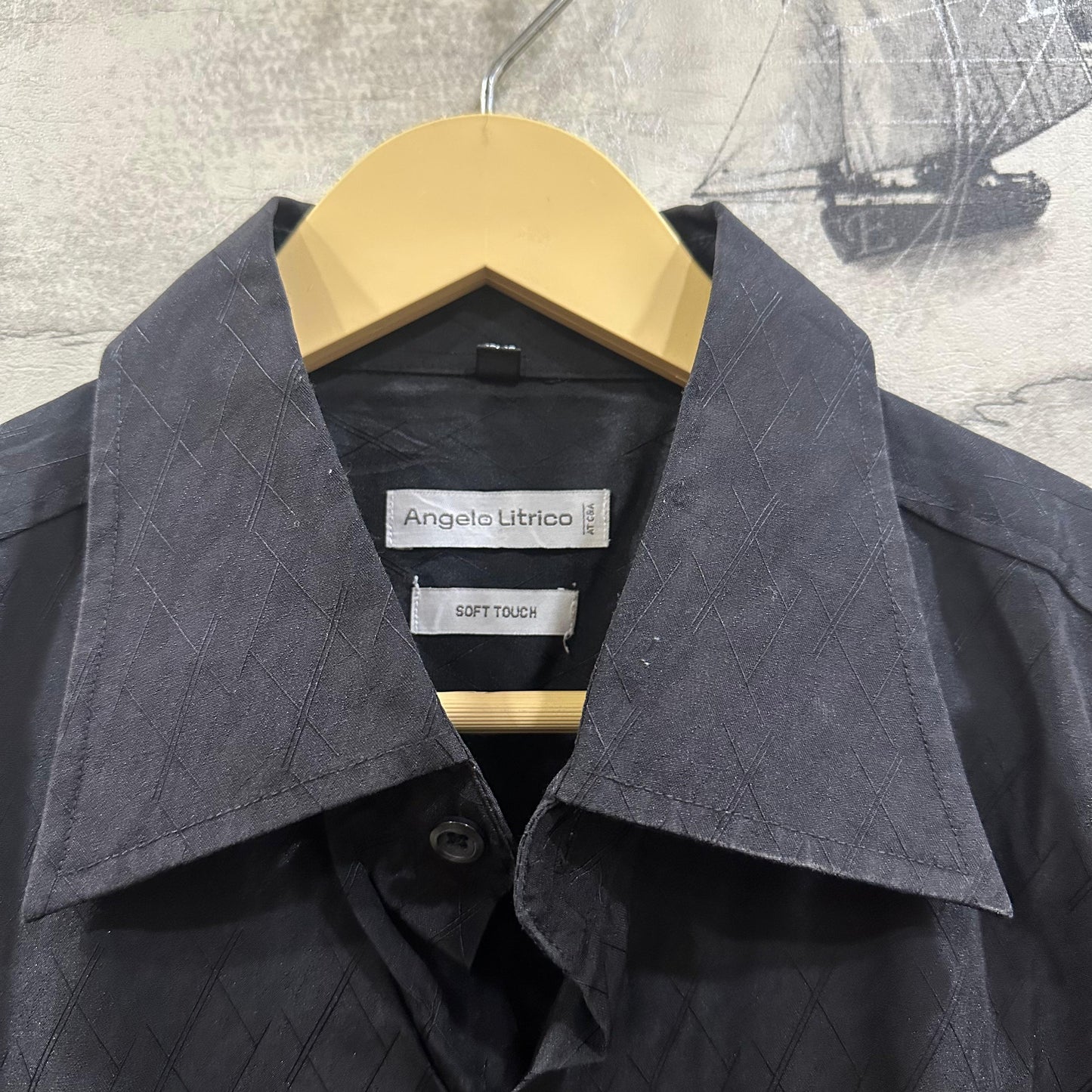 Angelo Litrico (by CANDA) Men's Shirt - Black (L)