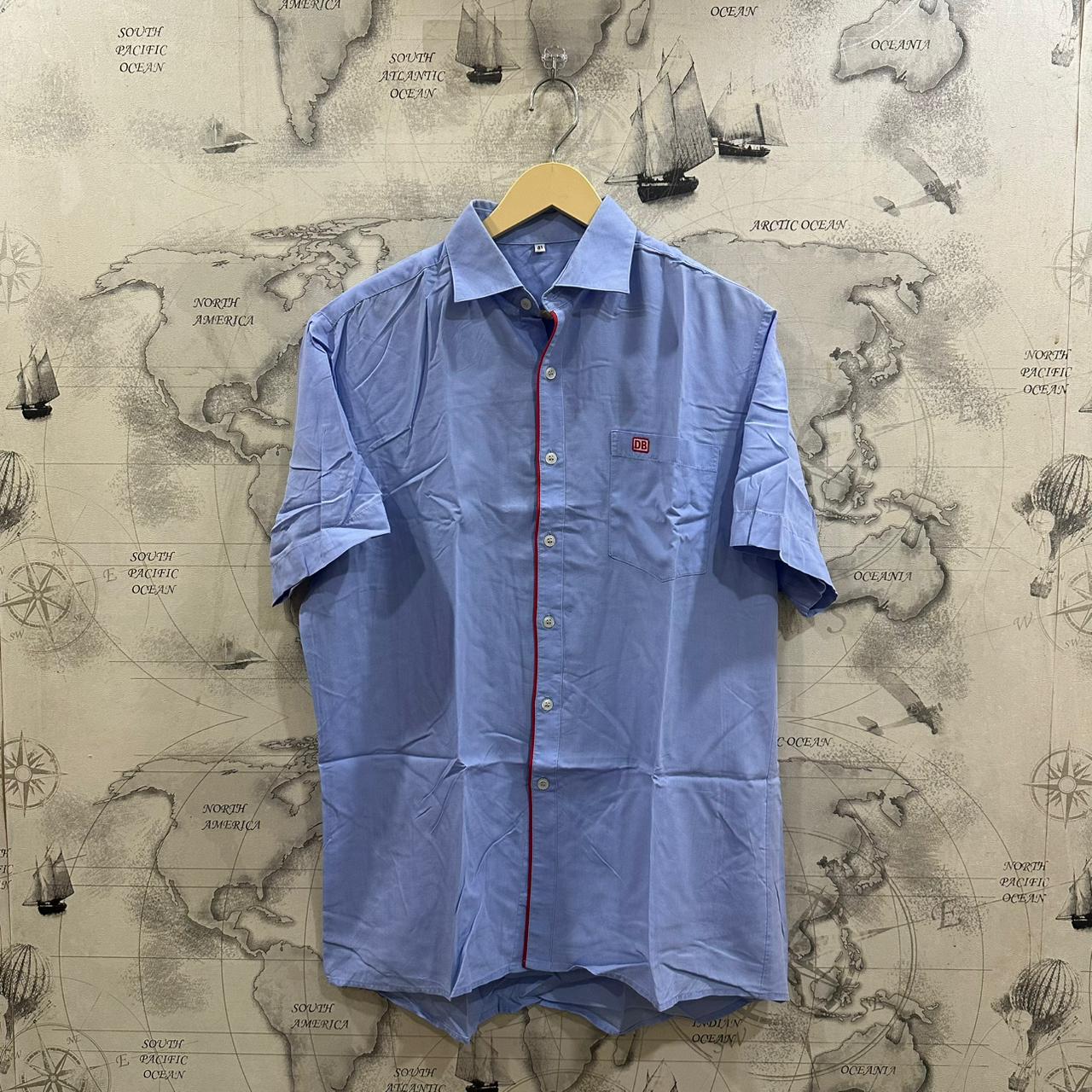 Men's Shirt - Light Blue (L)