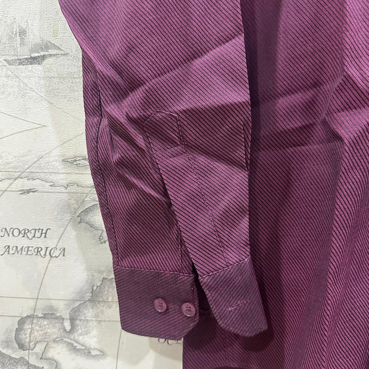 Elégance Paris Men's Shirt - Maroon (S)