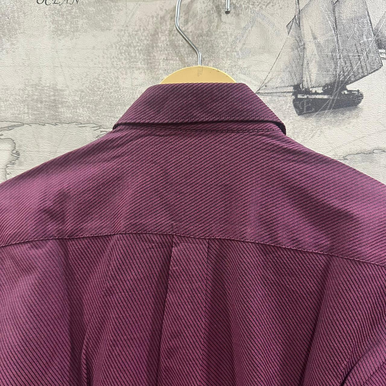 Elégance Paris Men's Shirt - Maroon (S)