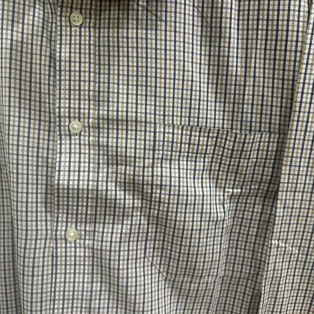 CANDA Men's Shirt - Yellow/Grey/White Checkered (3XL)