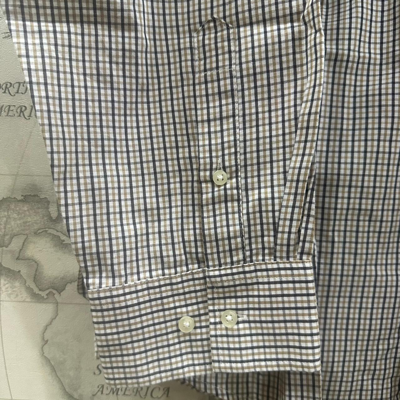 CANDA Men's Shirt - Yellow/Grey/White Checkered (3XL)