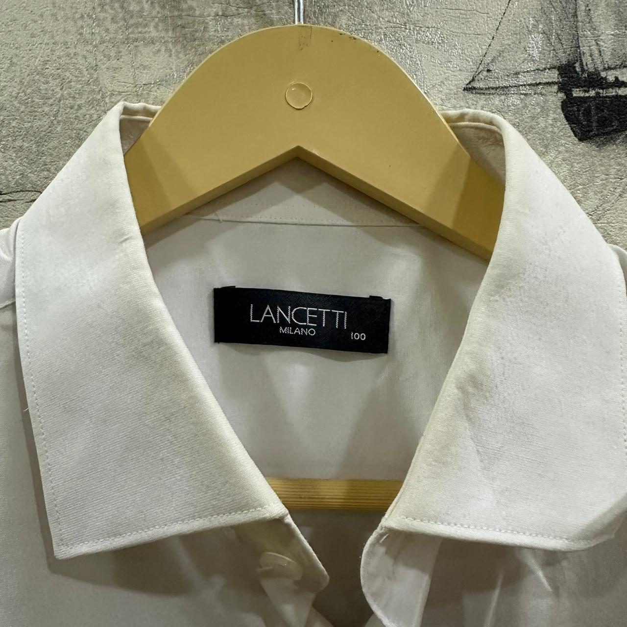 Lancetti Milano Men's Shirt - White (L)