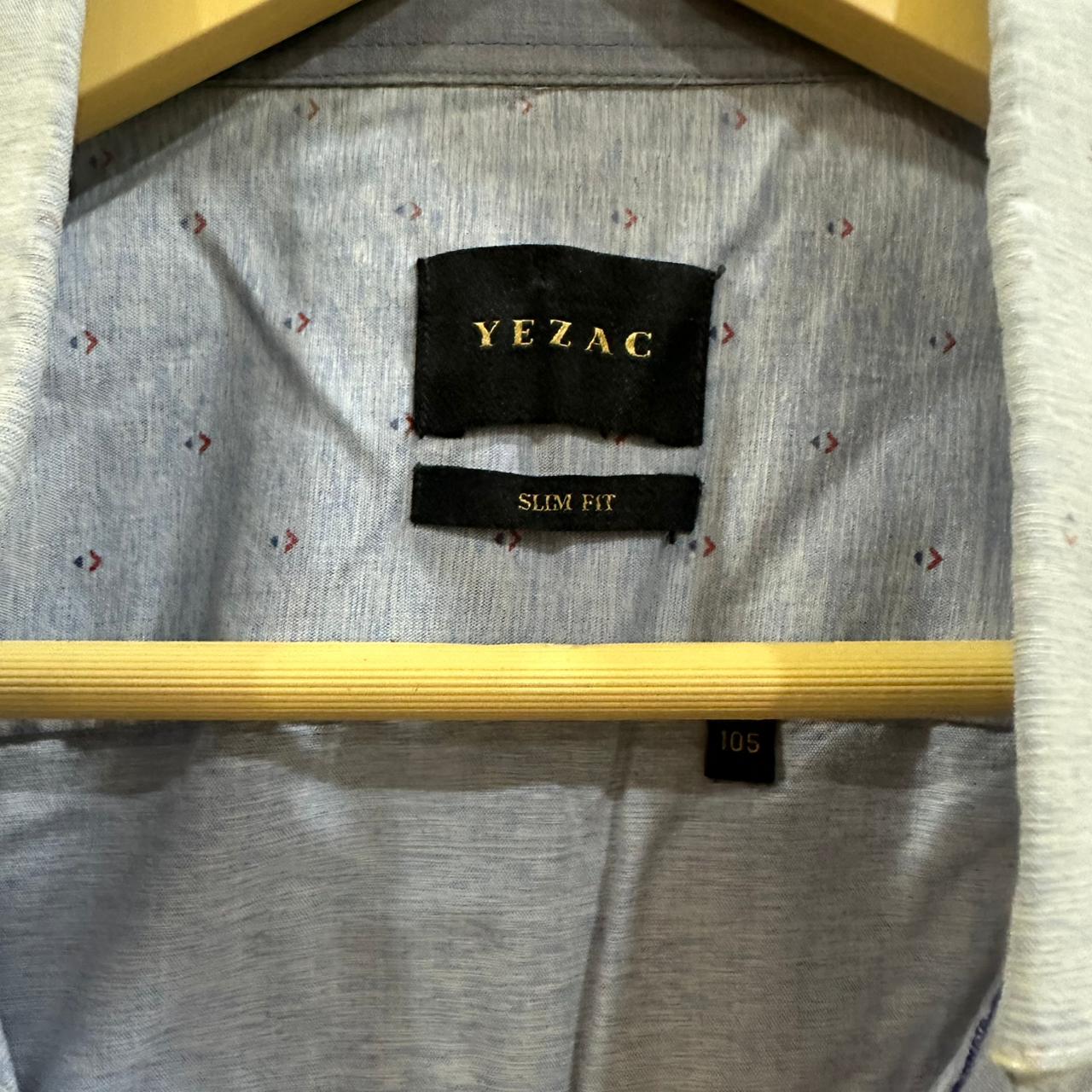 YEZAC Men's Korean Shirt - Sky Blue (M)