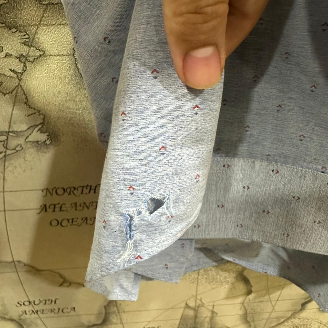 YEZAC Men's Korean Shirt - Sky Blue (M)