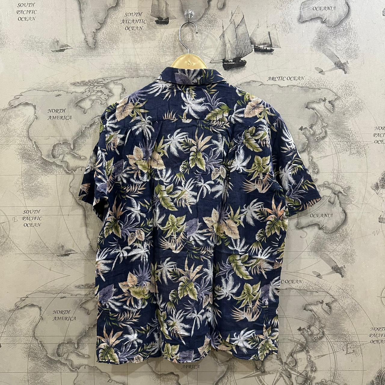 Parkland Men's Korean Shirt - Navy Blue (S)
