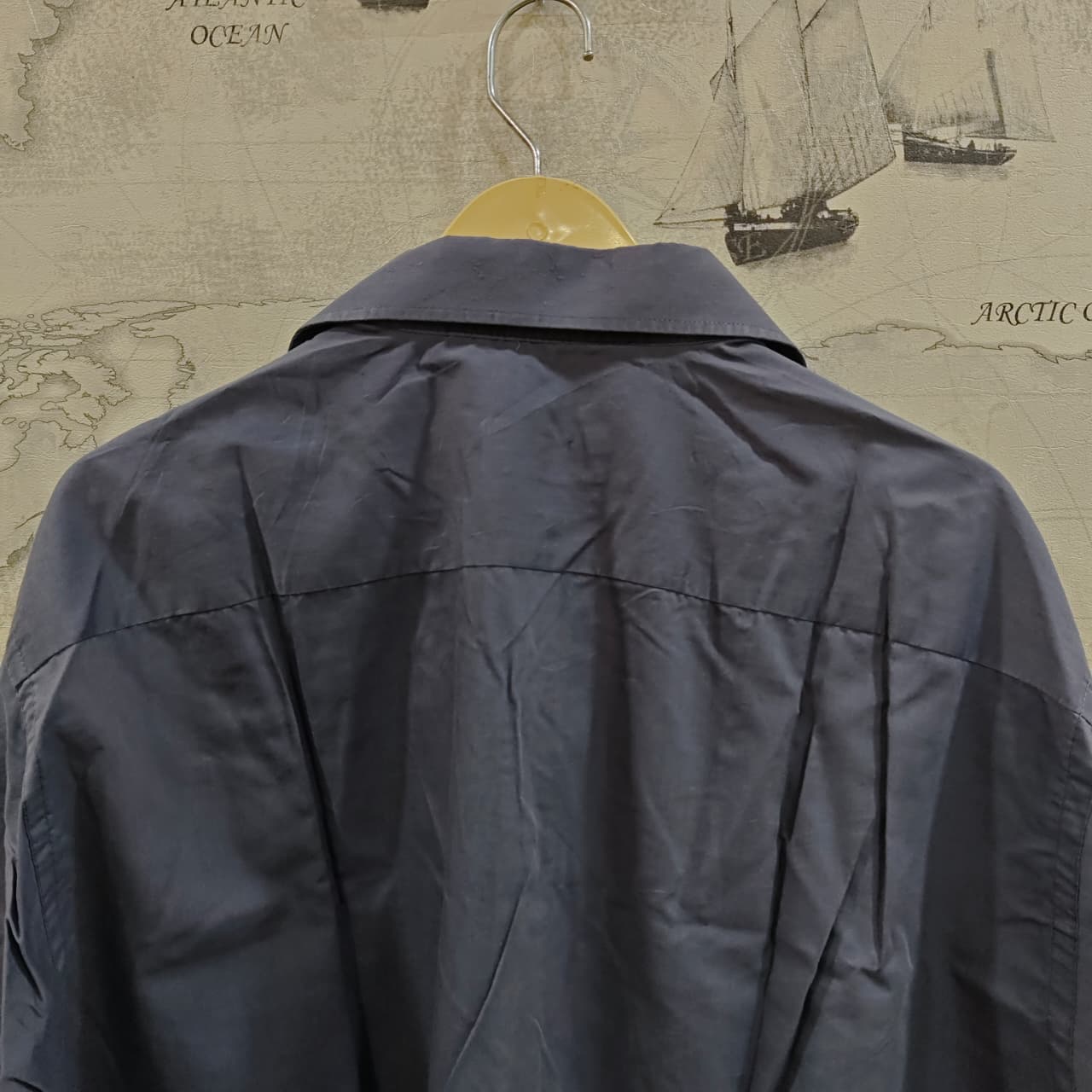 Çetinkaya Men's Shirt - Greyish Blue (5XL)