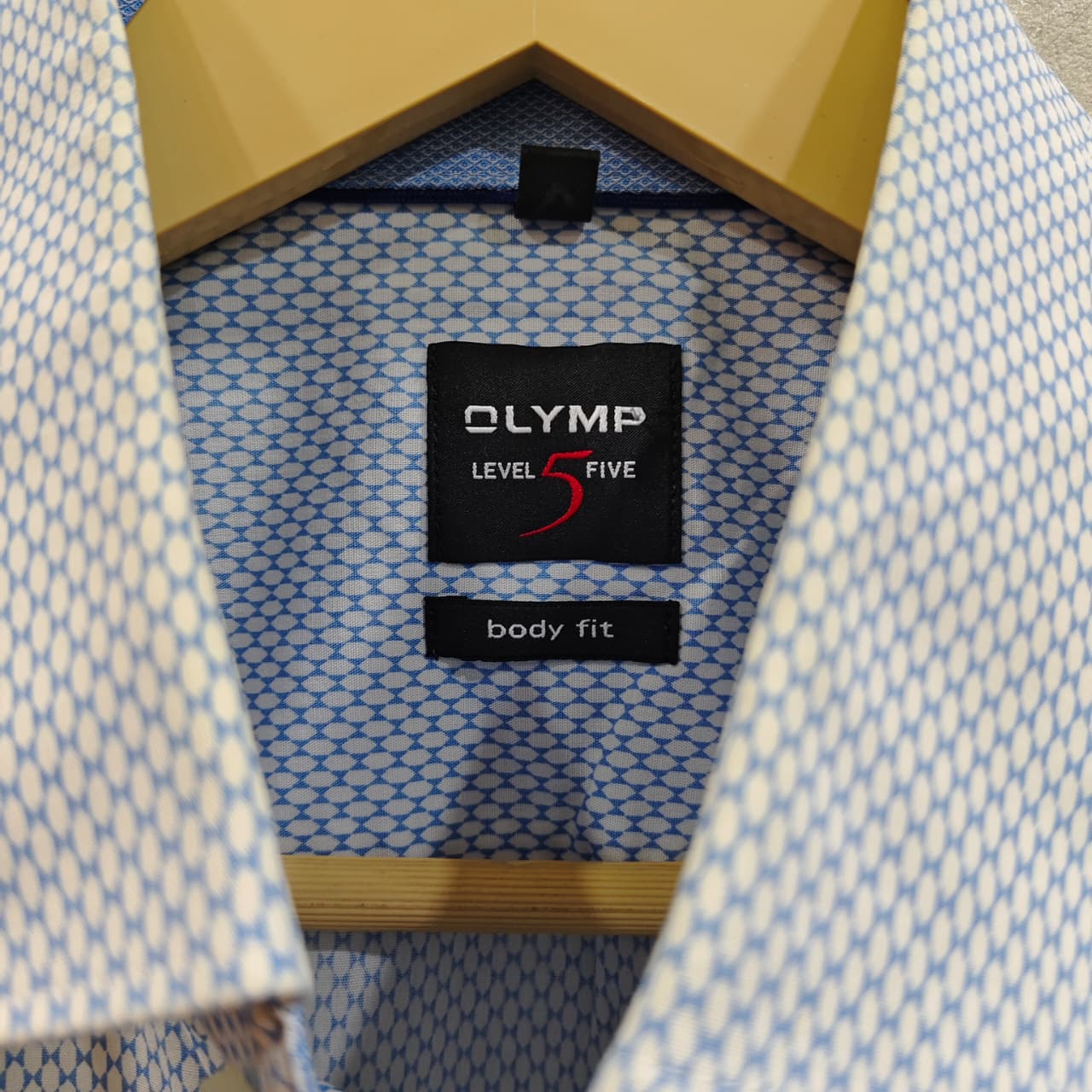 OLYMP Men's Shirt - Light Blue (L)