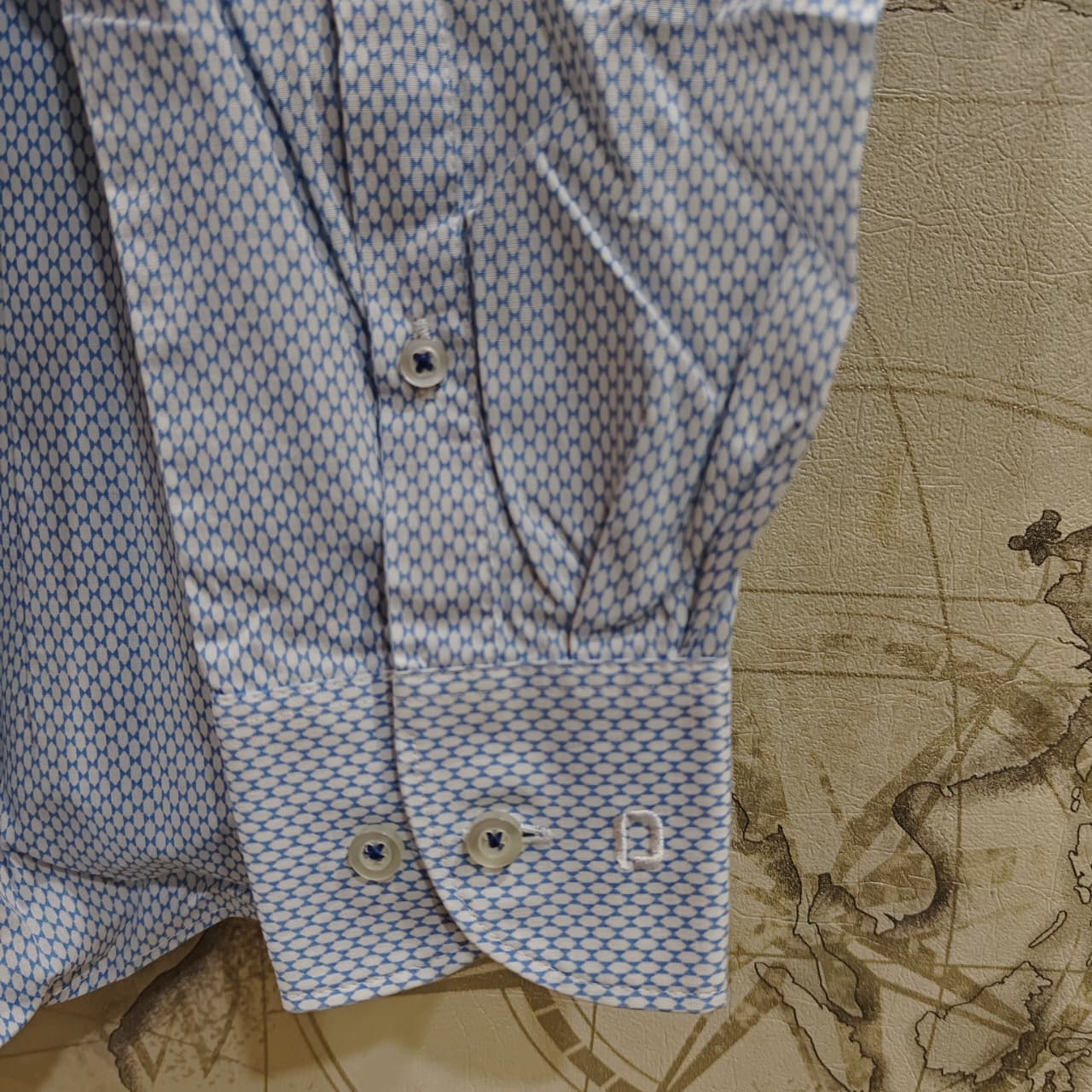 OLYMP Men's Shirt - Light Blue (L)