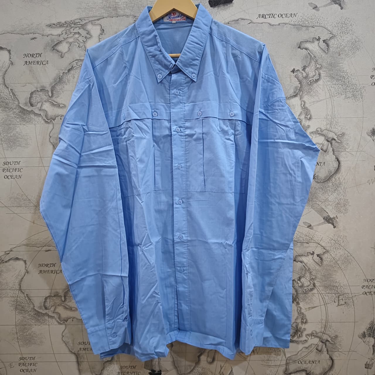 Men's Shirt - Sky Blue (5XL)