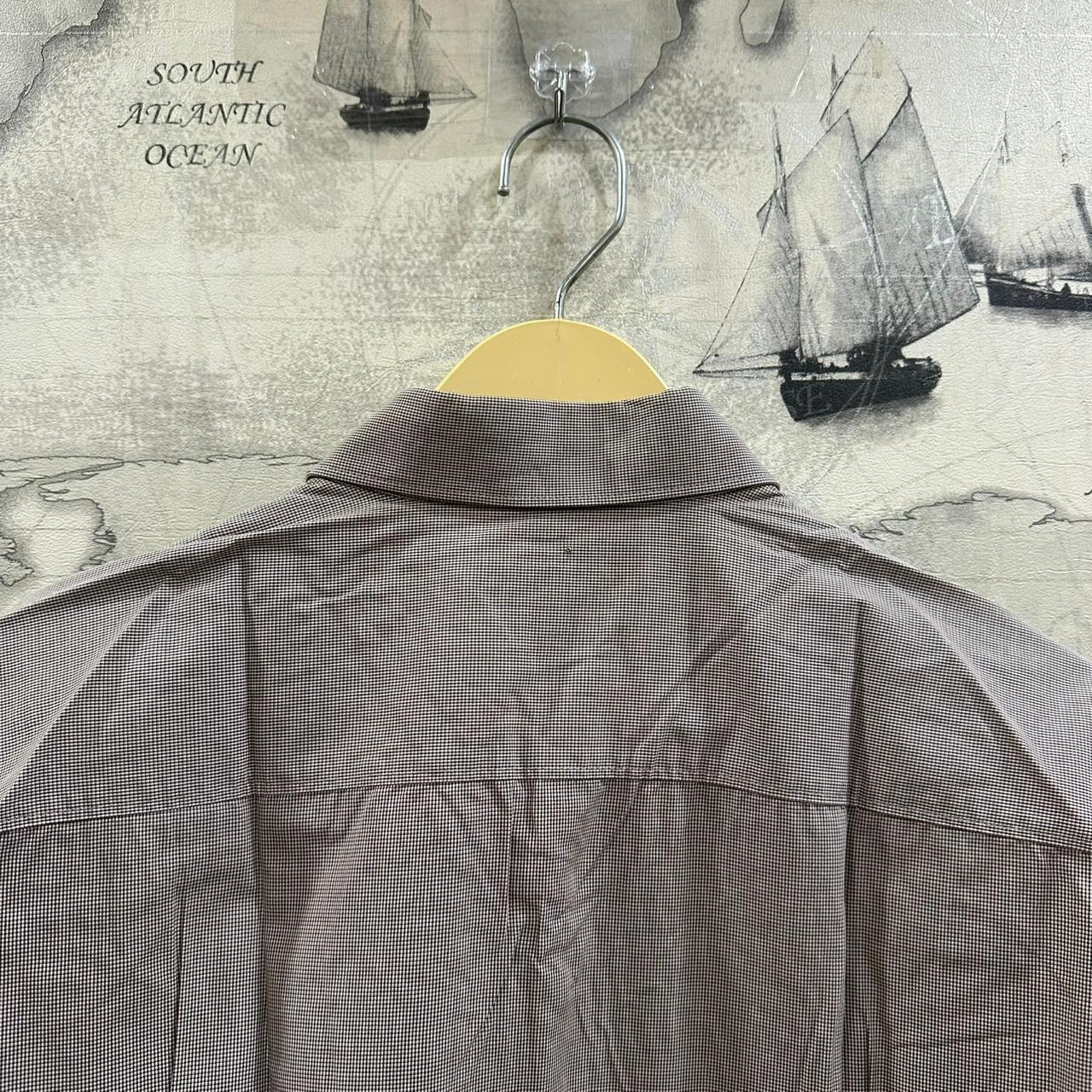 OLYMP Men’s Shirt - Dark Pink (with Grey Tone) (XL)