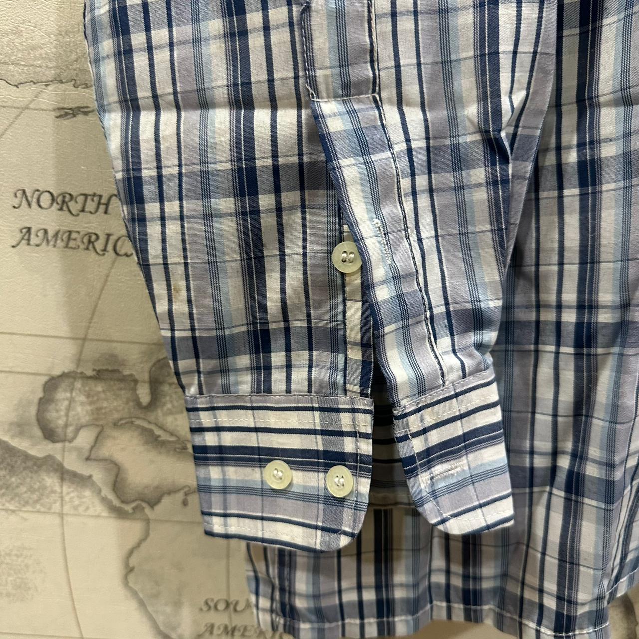LA Gear Men’s Shirt - Blue Checkered (XXL)