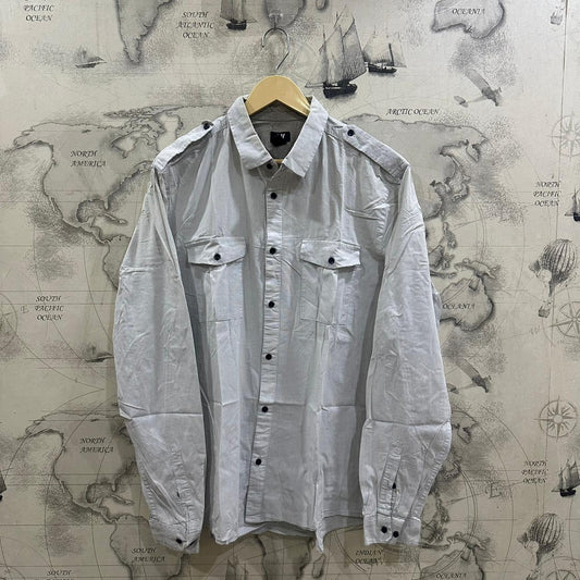 H&M Men’s Shirt - Light Grey (XXL)