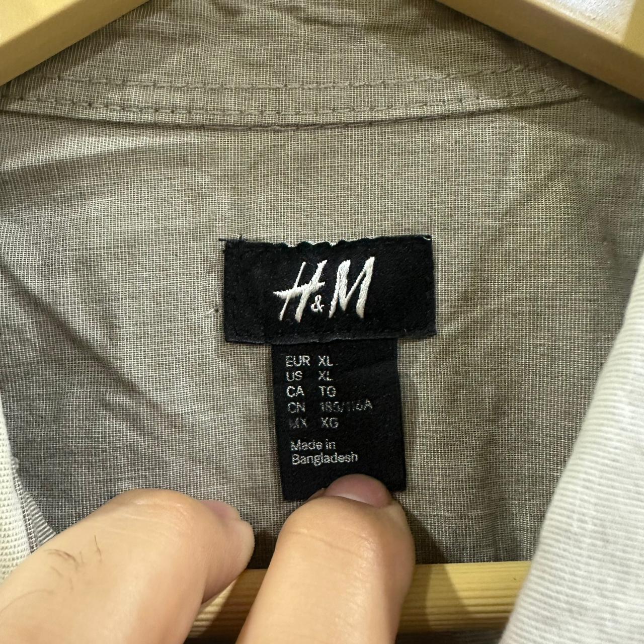 H&M Men’s Shirt - Light Grey (XXL)