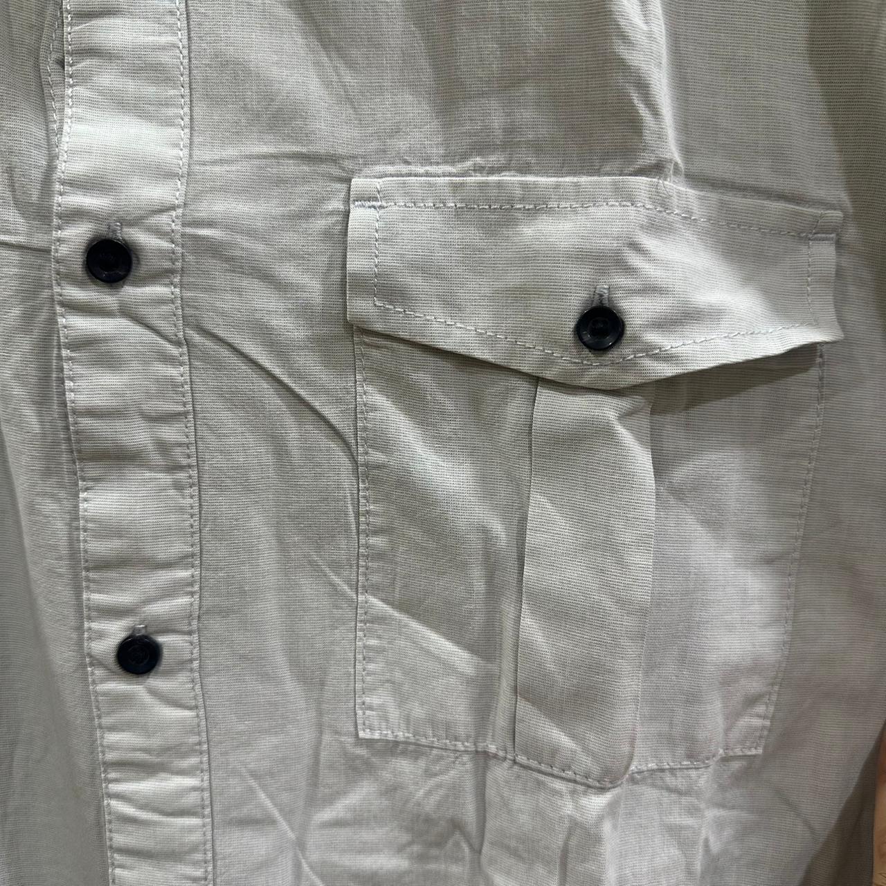 H&M Men’s Shirt - Light Grey (XXL)
