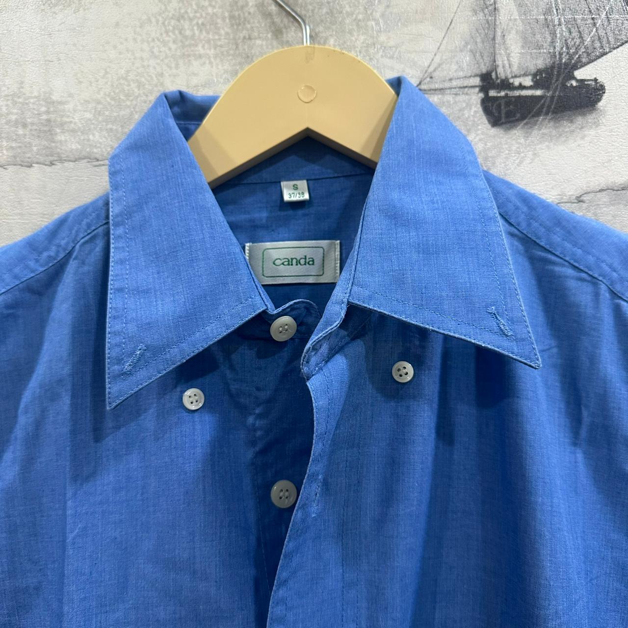 CANDA Men's Shirt - Blue (M)