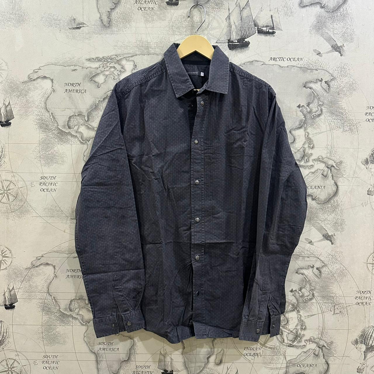 BON'A PARTE Men's Shirt - Dark Grey (L)