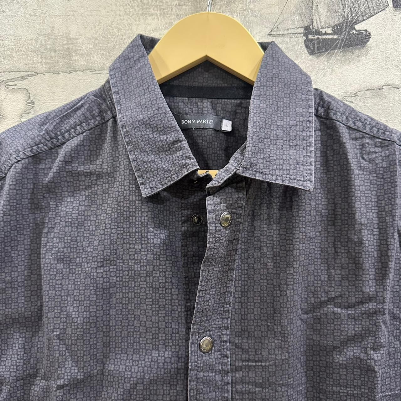 BON'A PARTE Men's Shirt - Dark Grey (L)