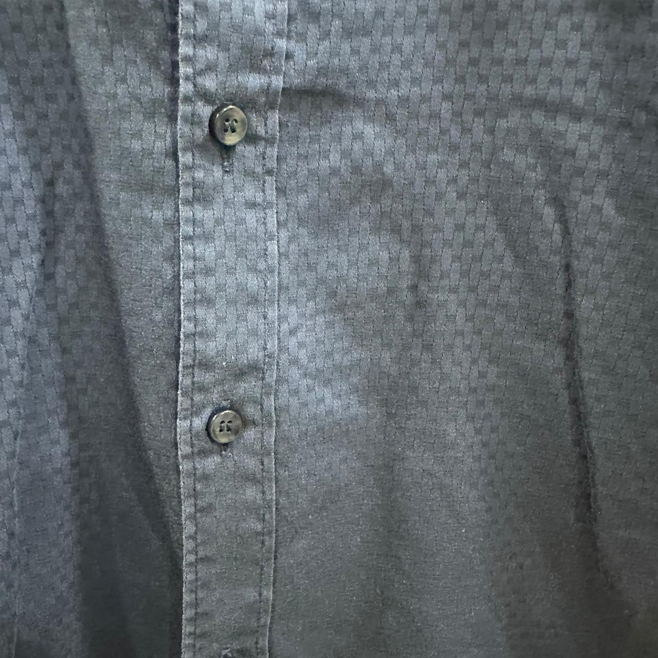 OLYMP Men's Shirt - Navy Blue (L)