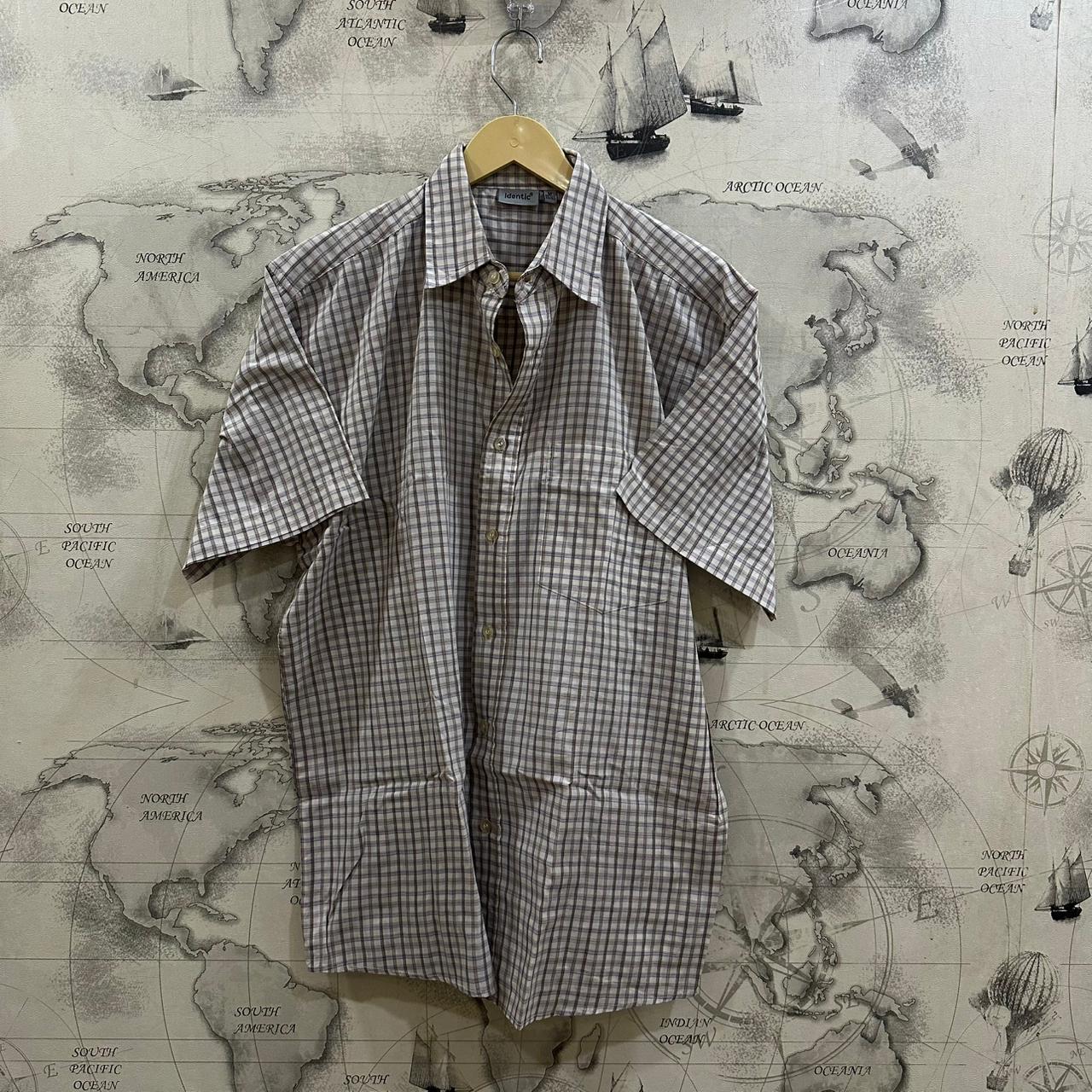 Identic Men's Shirt - Multicolor Checkered (L)