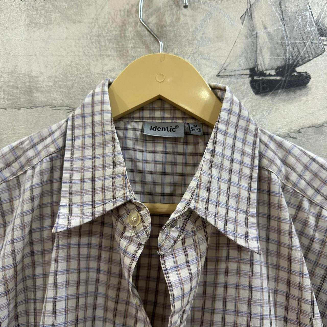 Identic Men's Shirt - Multicolor Checkered (L)