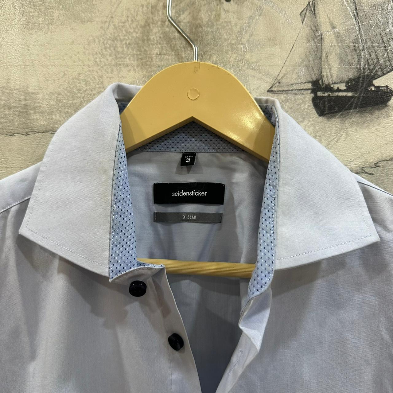 Seidensticker Men's Shirt - Sky Blue (L)